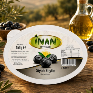 Gemlik Siyah Zeytin 150 gr İri Boy Vakum Paket